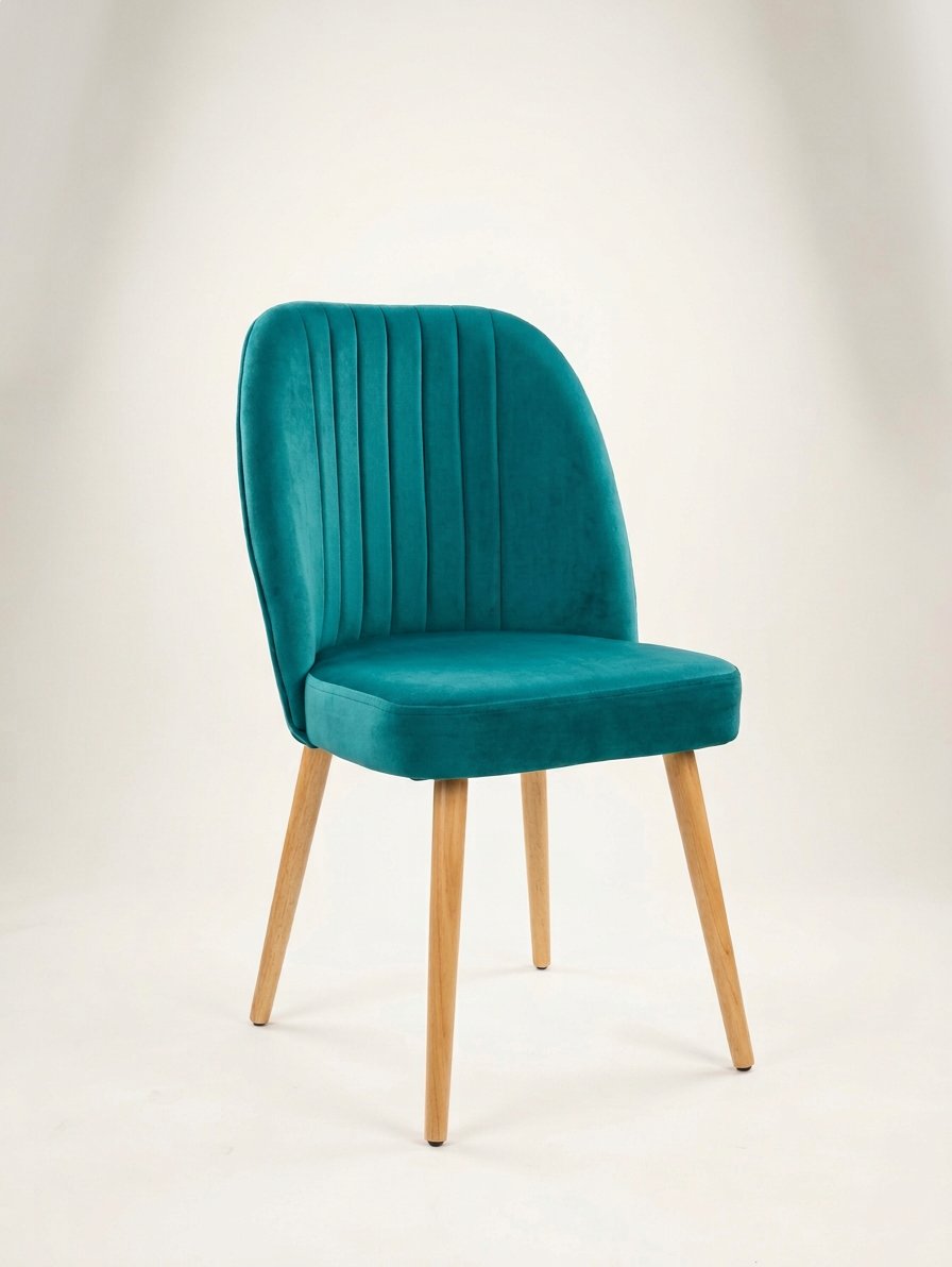 Teal Channel Chair